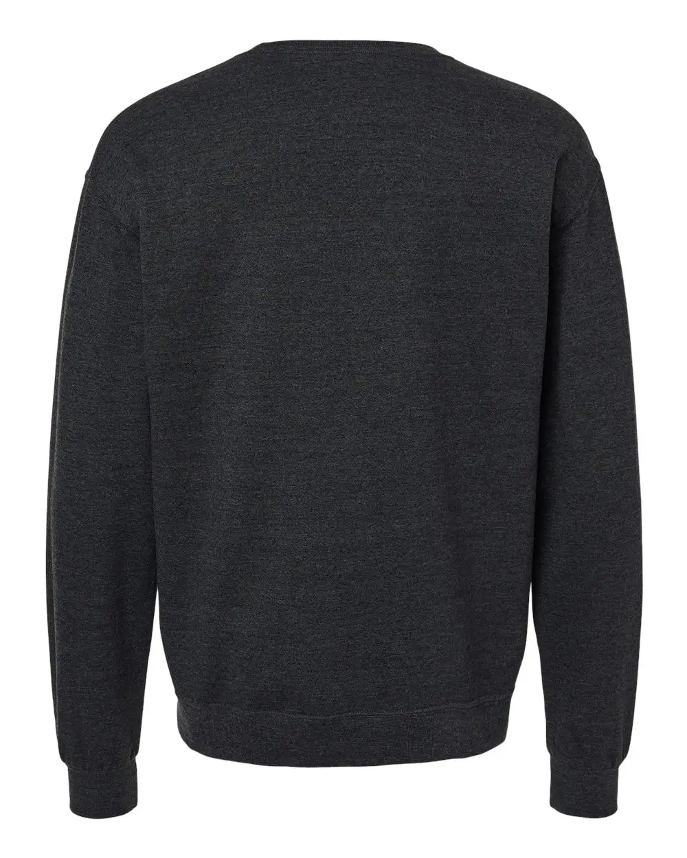 Jerzees Ic48mrj Ultimate Cvc Crewneck Sweatshirt - Ic48mr - Black Ink Heather - Adult s