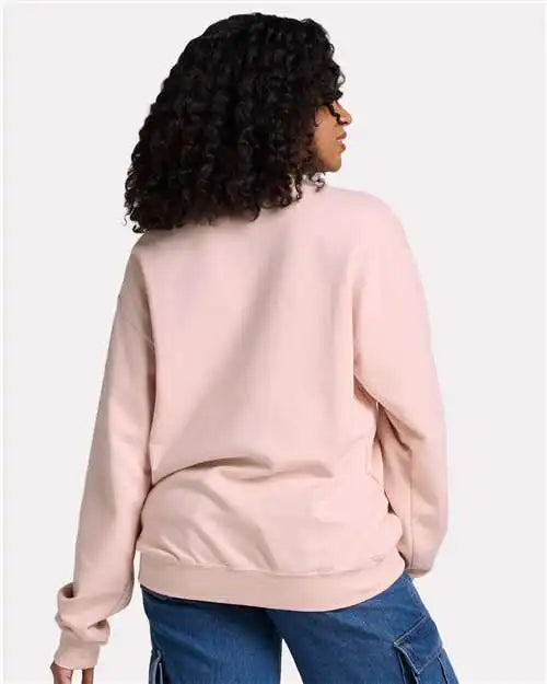 Jerzees Ic48mrj Ultimate Cvc Crewneck Sweatshirt - Ic48mr - Blush Pink