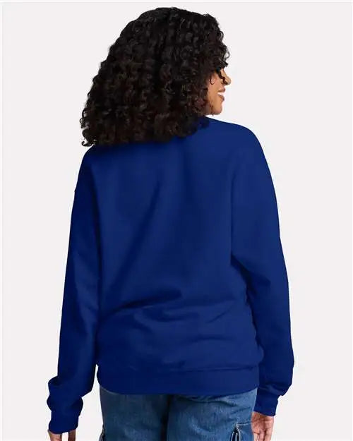 Jerzees Ic48mrj Ultimate Cvc Crewneck Sweatshirt - Ic48mr - Orchid