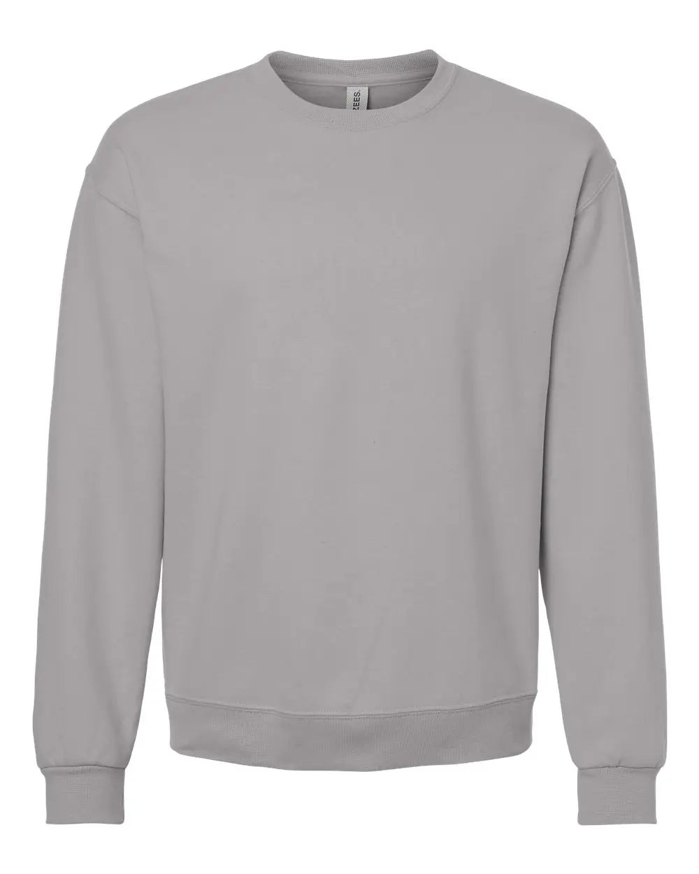 Jerzees Ic48mrj Ultimate Cvc Crewneck Sweatshirt - Ic48mr - Rock - Adult s