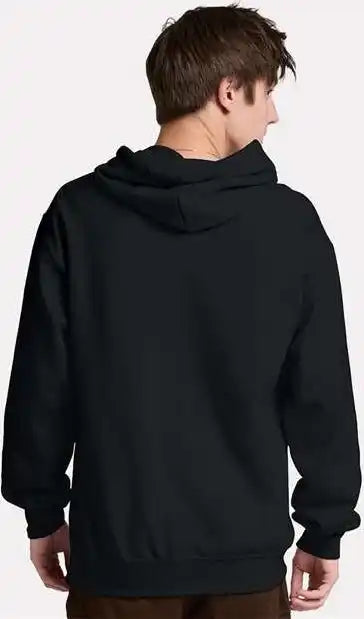 Jerzees Ic49mr Ultimate Cvc Hooded Sweatshirt Black Ink