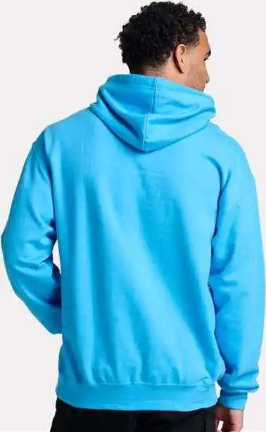 Jerzees Ic49mr Ultimate Cvc Hooded Sweatshirt - Soul Blue Heather