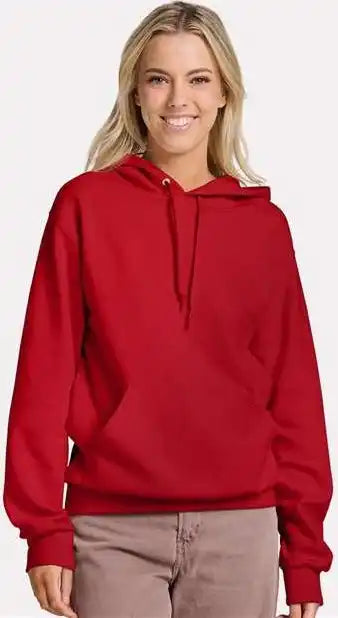 Jerzees Ic49mr Ultimate Cvc Hooded Sweatshirt - True Red