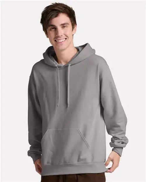 Jerzees Ic49mrj Ultimate Cvc Hooded Sweatshirt - Ic49mr - Rock