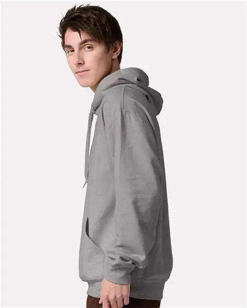 Jerzees Ic49mrj Ultimate Cvc Hooded Sweatshirt - Ic49mr - Rock