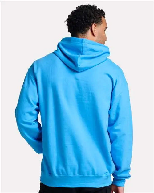 Jerzees Ic49mrj Ultimate Cvc Hooded Sweatshirt - Ic49mr - Soul Blue Heather