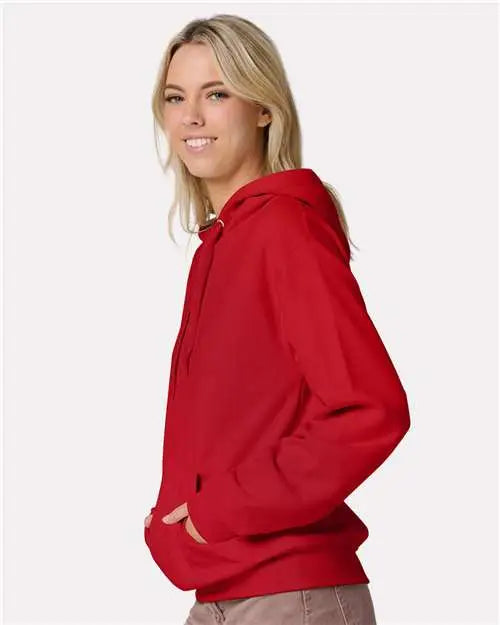 Jerzees Ic49mrj Ultimate Cvc Hooded Sweatshirt - Ic49mr - True Red
