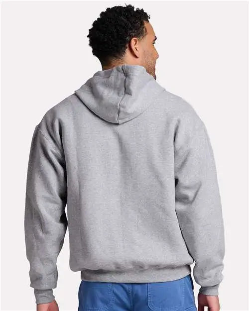 Jerzees Z12mr Rugged Full-zip Hooded Sweatshirt - Athletic Heather - s