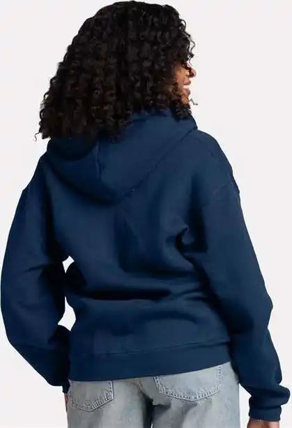 Jerzees Z12mr Rugged Full-zip Hooded Sweatshirt - Washed Navy