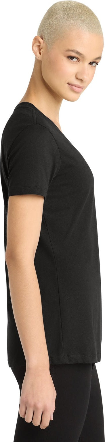 Jet Black District - Women's Perfect Weight V-Neck Tee. DM1170L