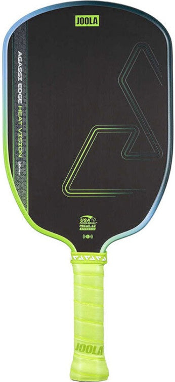 Joola Agassi Edge Heat Vision 16mm Pickleball Paddle - Gradient Surge Green