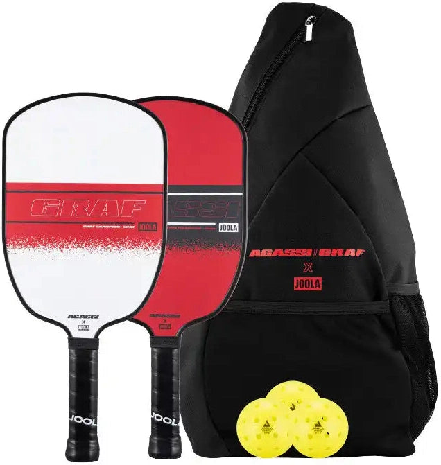 Joola Agassi / Graf Champion Set 12mm - Red White Black