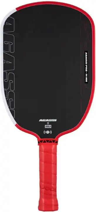 Joola Agassi Pro 14mm Pickleball Paddle - Black Red