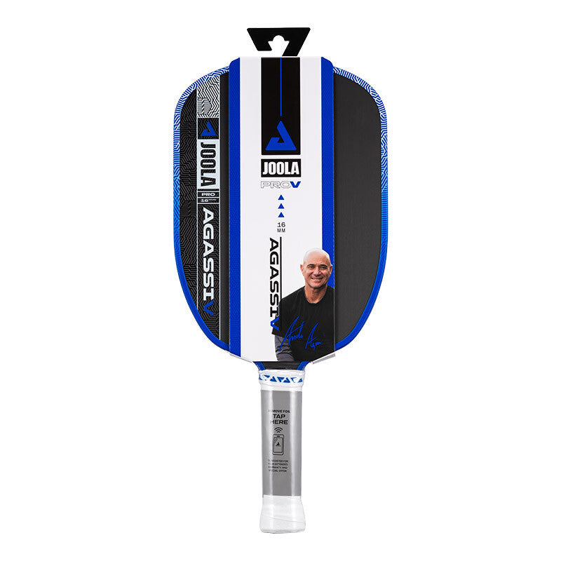 Joola Agassi Pro v 16mm Pickleball Paddle - Blu / Os