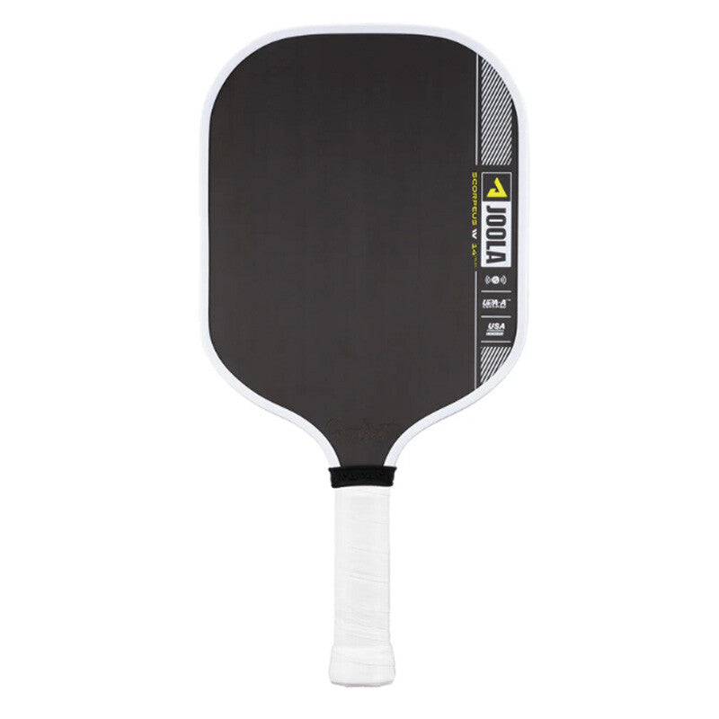 JOOLA Anna Bright Scorpeus Pro IV 14mm Pickleball Paddle - Black Yellow White - HIT a Double