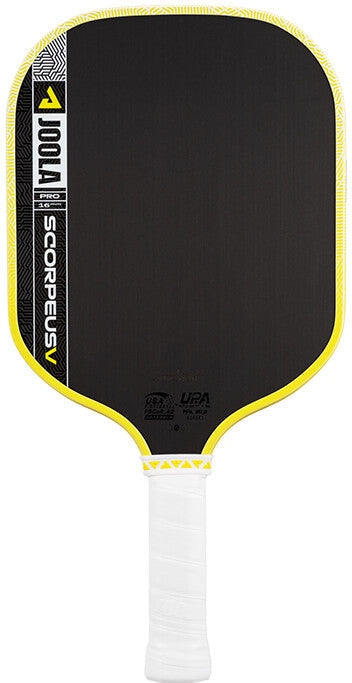 Joola Anna Bright Scorpeus Pro v 16mm Pickleball Paddle - Black Yellow White