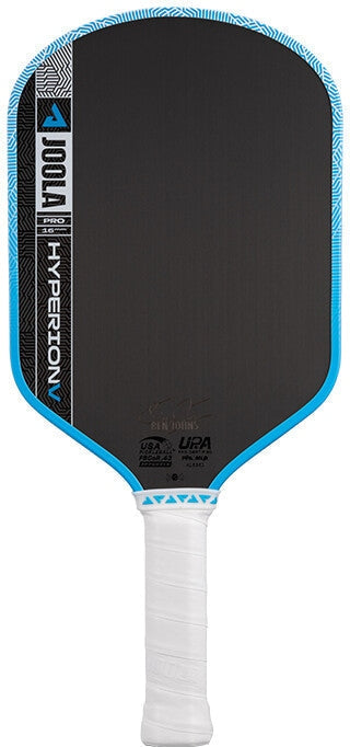 Joola Ben Johns Hyperion Pro v 16mm Pickleball Paddle (bolt Blue) - Black Blue White