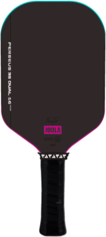 Joola Ben Johns Perseus Pro 3s Dual 16mm Pickleball Paddle - Black Pink Aqua
