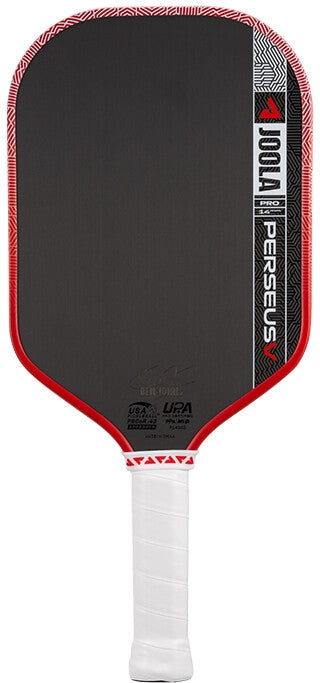 Joola Ben Johns Perseus Pro v 14mm Pickleball Paddle - Red