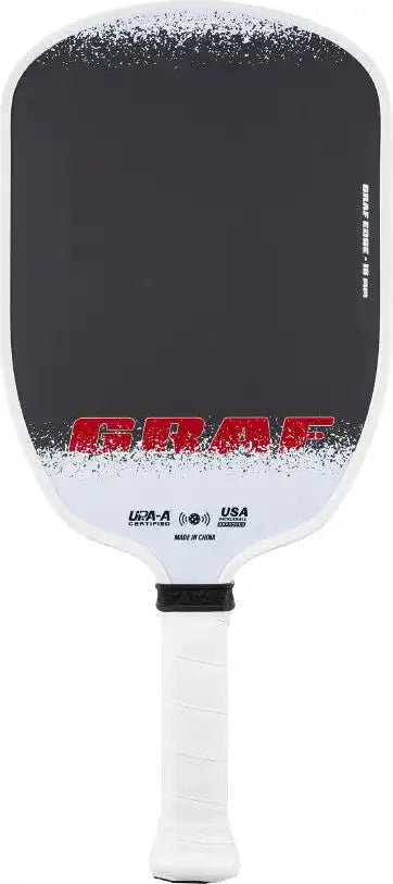 Joola Graf Edge 16mm Pickleball Paddle - White Black Red