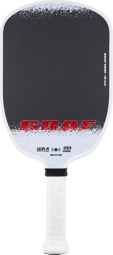 JOOLA Graf Edge 16mm Pickleball Paddle - White Black Red - HIT a Double