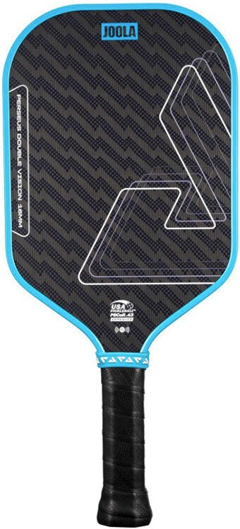 Joola Perseus Double Vision 16mm Pickleball Paddle - Bolt Blue