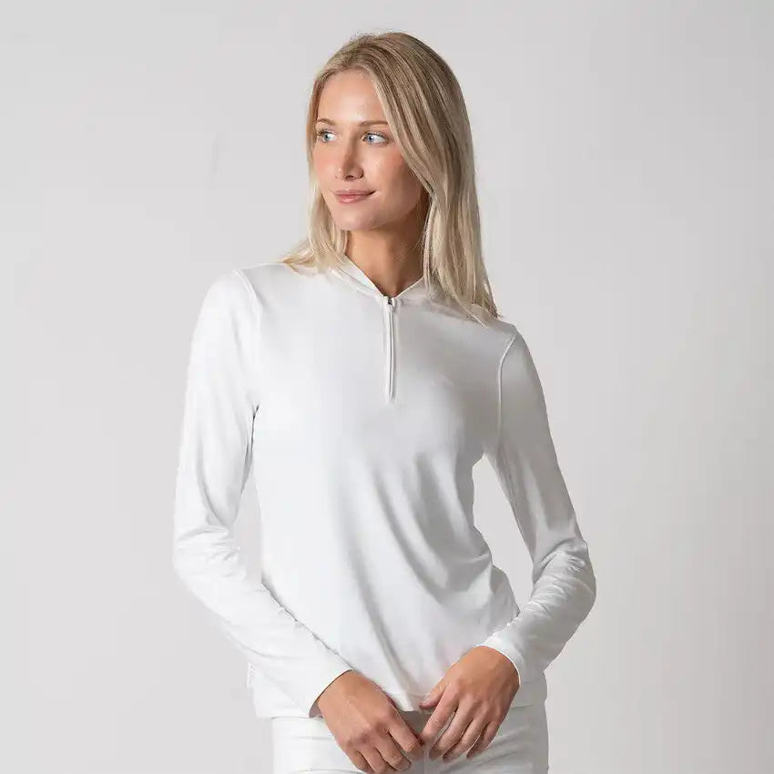Joola Pickleball Quarter Zip Pullover Women’s White