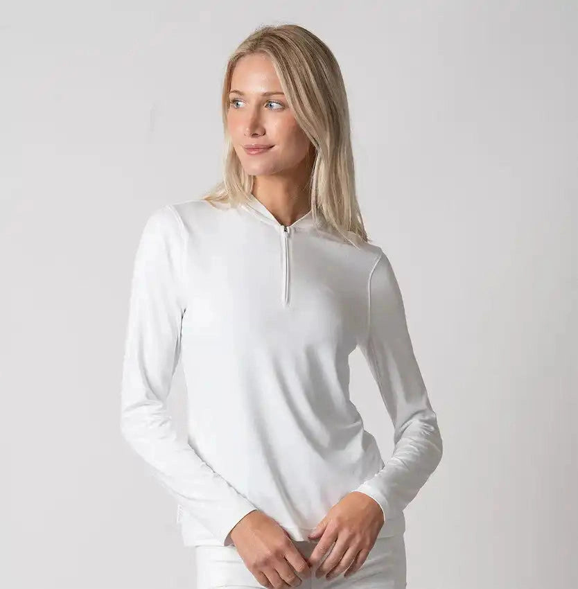 Joola Pickleball Quarter Zip Pullover Women’s White