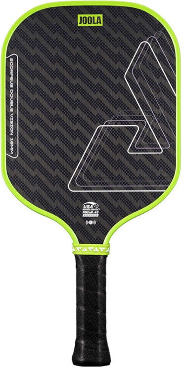 Joola Scorpeus Double Vision 16mm Pickleball Paddle - Charge Green
