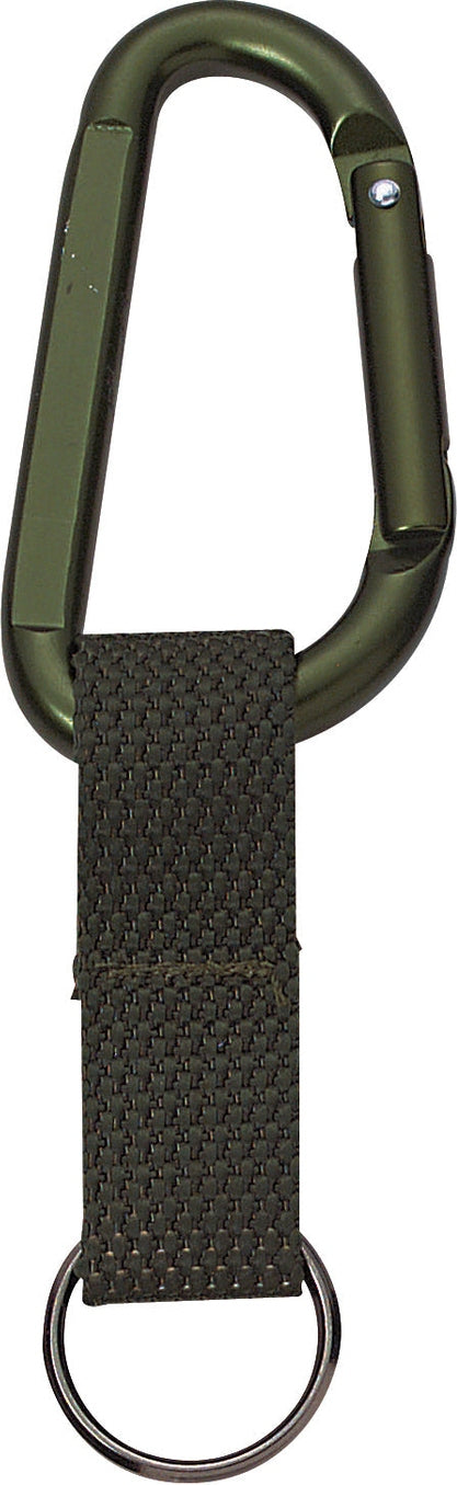 Jumbo 80mm Carabiner with Web Strap Key Ring