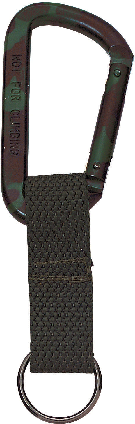 Jumbo 80mm Carabiner with Web Strap Key Ring