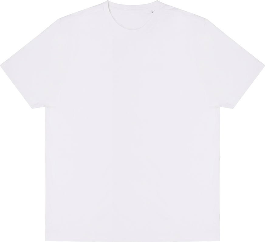 Just Cool Ata001 4.5 Oz Ringspun Tee - Arctic White