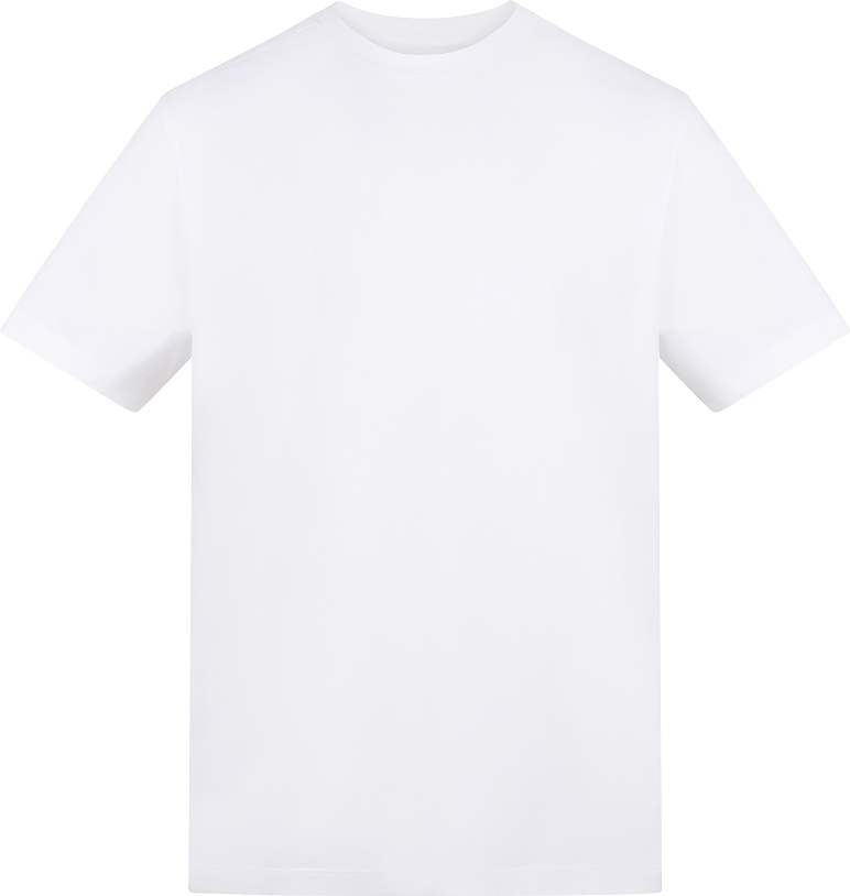Just Cool Ata001 4.5 Oz Ringspun Tee - Arctic White