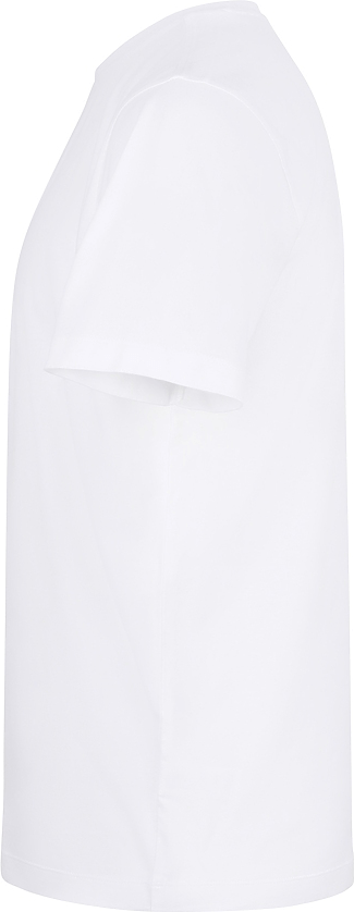 Just Cool Ata001 4.5 Oz Ringspun Tee - Arctic White