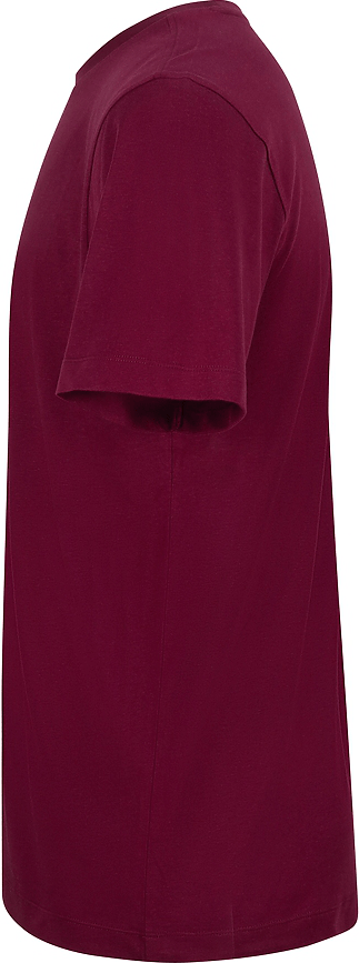 Just Cool Ata001 4.5 Oz Ringspun Tee - Burgundy