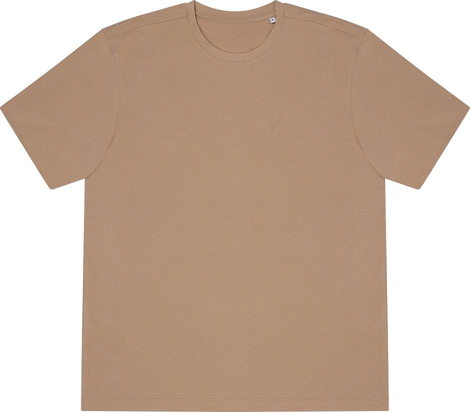 Just Cool Ata001 4.5 Oz Ringspun Tee - Desert Sand