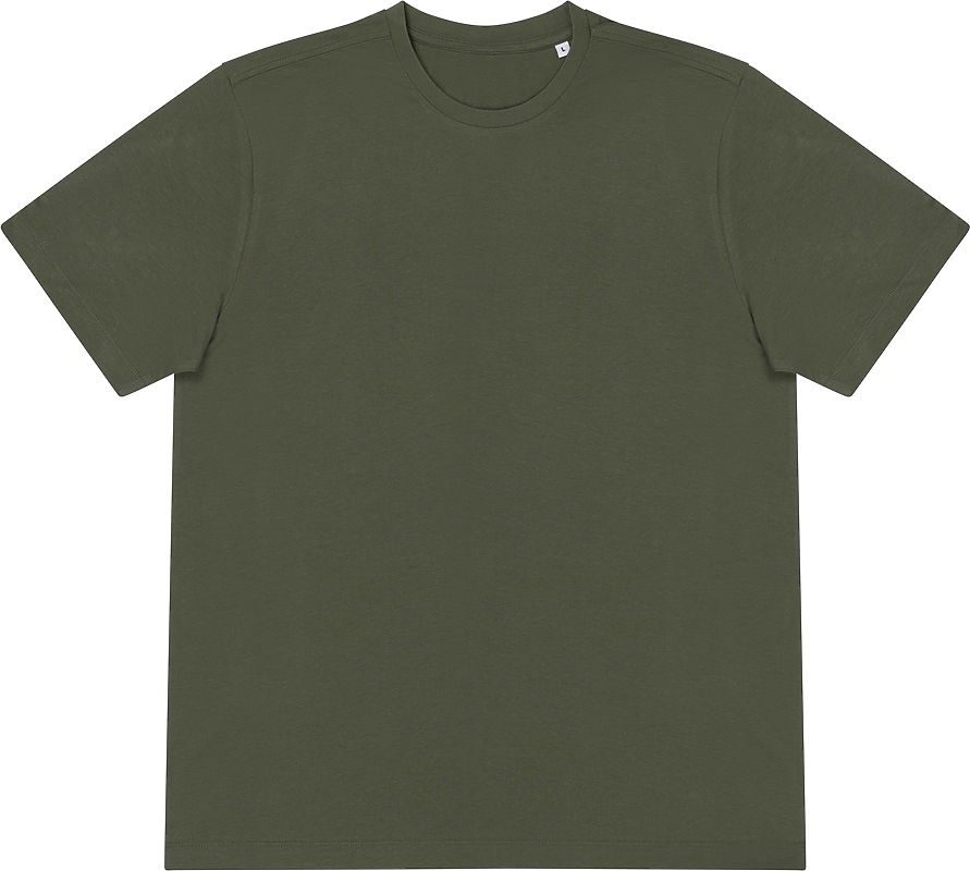 Just Cool Ata001 4.5 Oz Ringspun Tee - Earthy Green