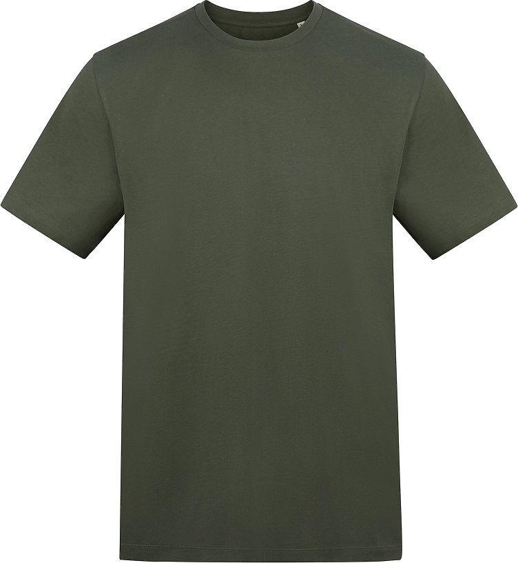 Just Cool Ata001 4.5 Oz Ringspun Tee - Earthy Green