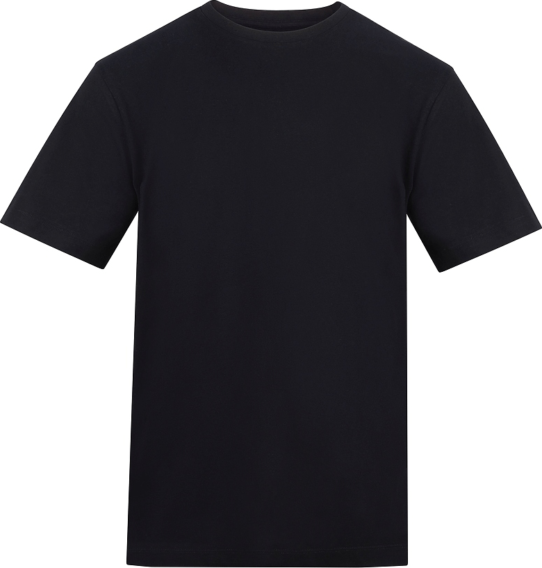 Just Cool Ata001 4.5 Oz Ringspun Tee - Jet Black