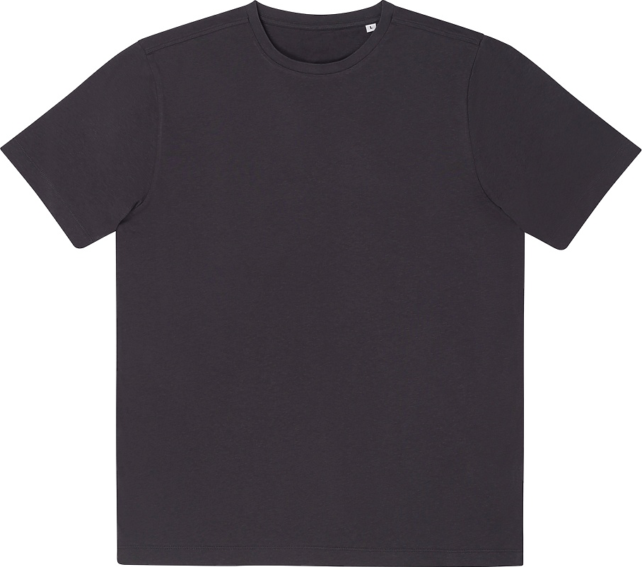 Just Cool Ata001 4.5 Oz Ringspun Tee - Solid Charcoal