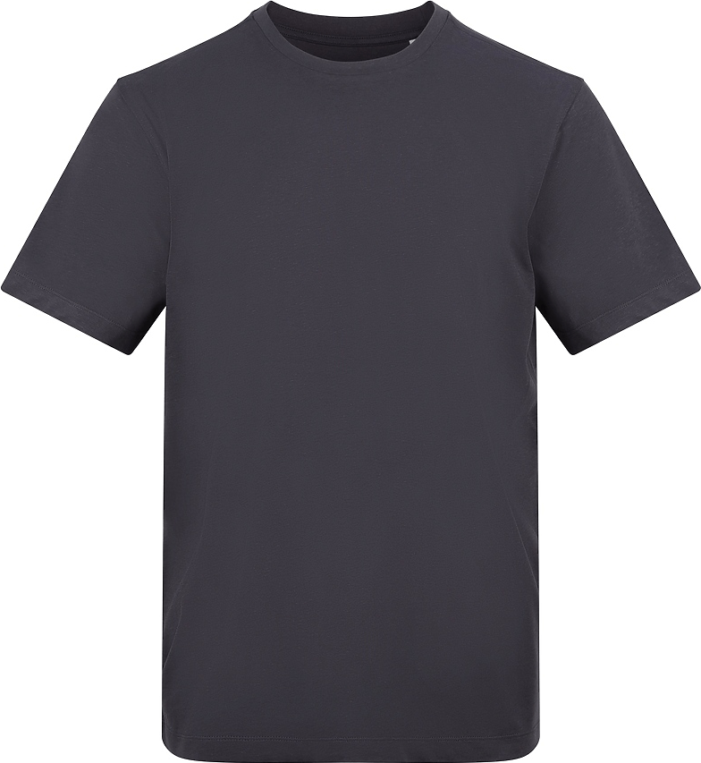Just Cool Ata001 4.5 Oz Ringspun Tee - Solid Charcoal