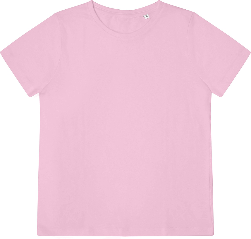 Just Cool Aty001 4.5 Oz Youth Ringspun Tee - Baby Pink