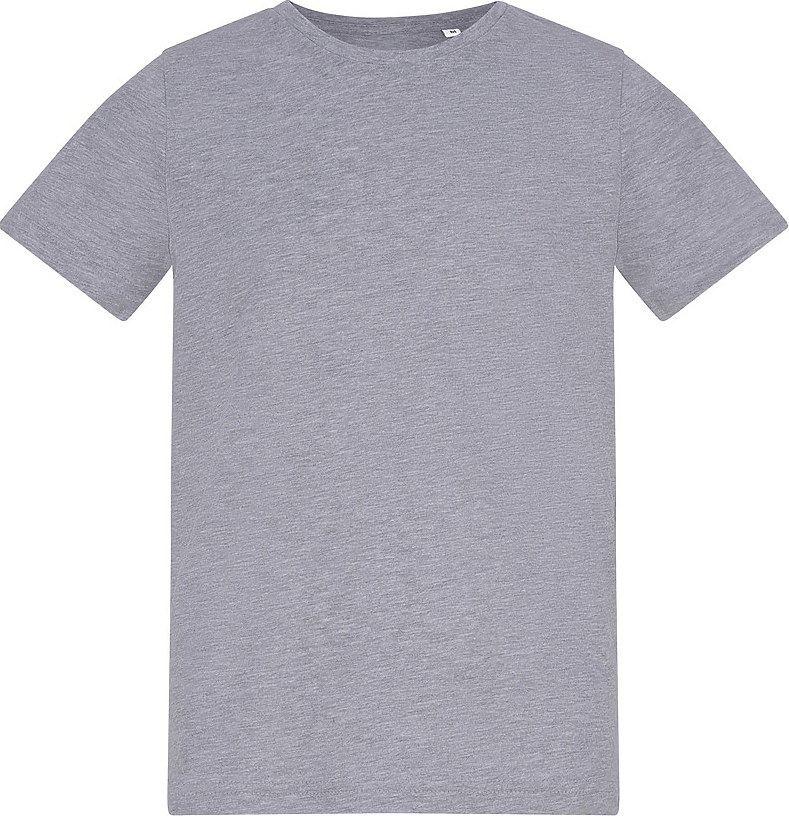 Just Cool Aty001 4.5 Oz Youth Ringspun Tee - Heather Grey