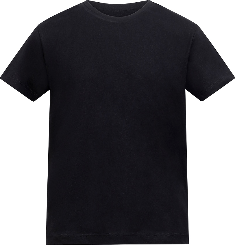 Just Cool Aty001 4.5 Oz Youth Ringspun Tee - Jet Black