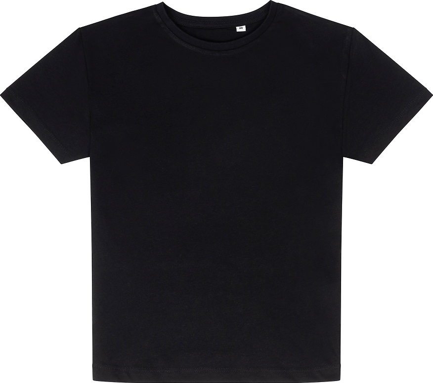 Just Cool Aty001 4.5 Oz Youth Ringspun Tee - Jet Black