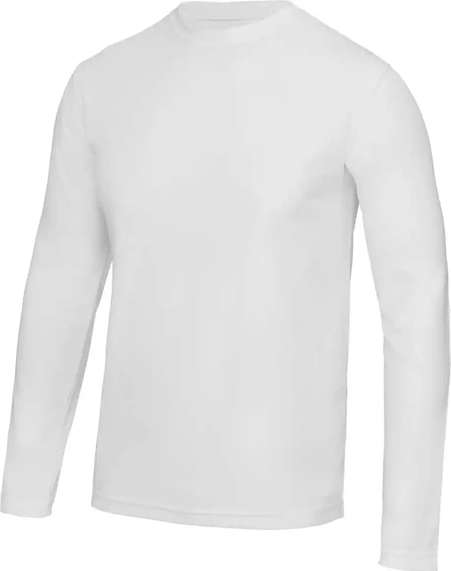 Just Cool Jca002 Long Sleeve Tee - Arctic White