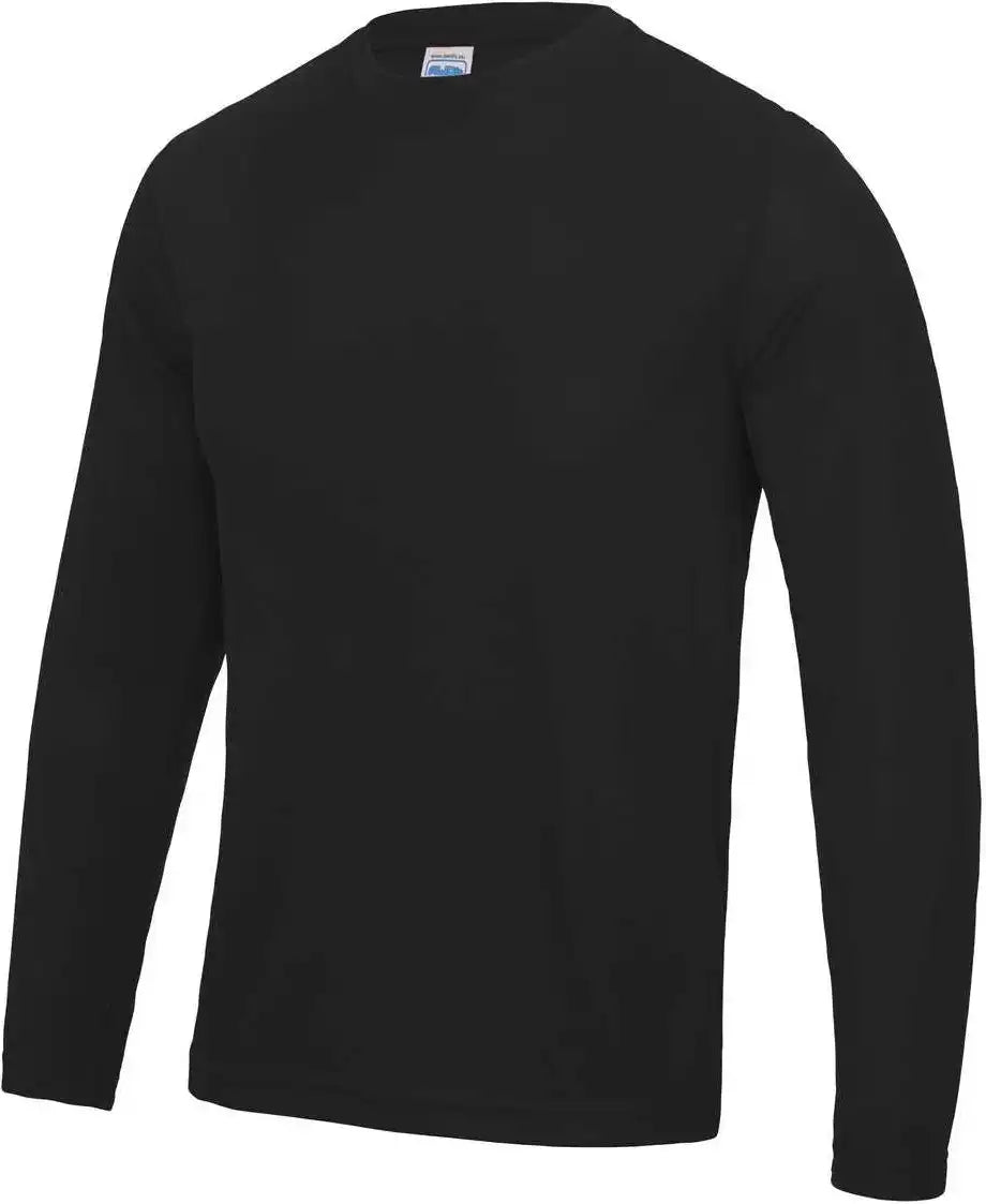 Just Cool Jca002 Long Sleeve Tee - Jet Black