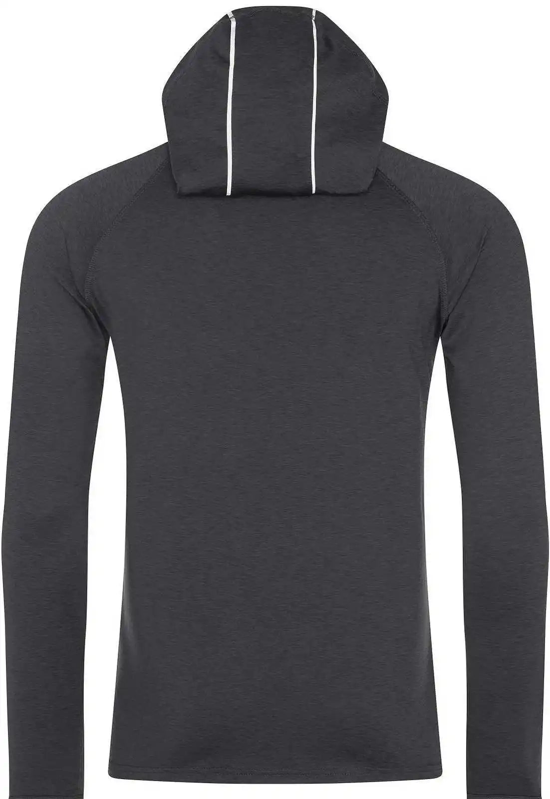 Just Cool Jca037 Mens Cowl Neck Top - Black Melange