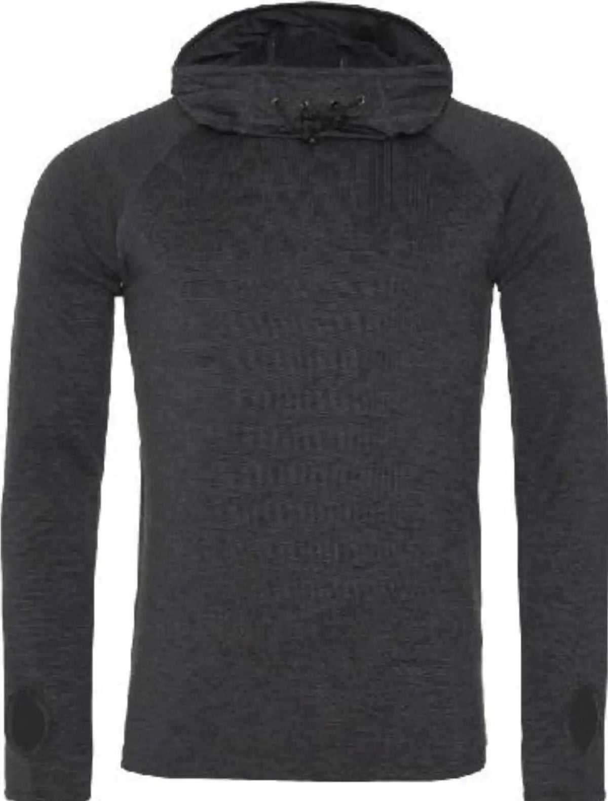 Just Cool Jca037 Mens Cowl Neck Top - Black Melange