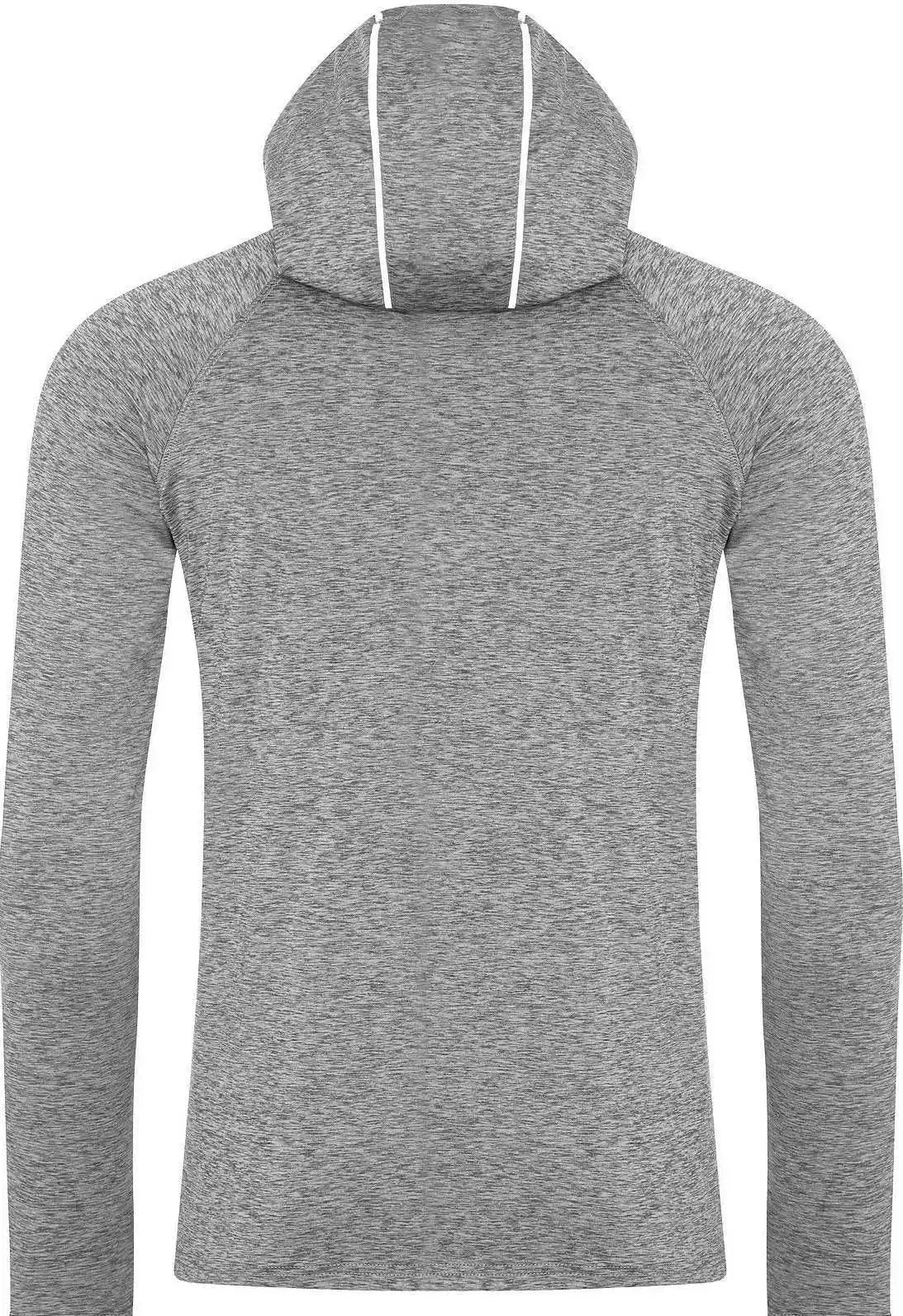 Just Cool Jca037 Mens Cowl Neck Top - Grey Melange
